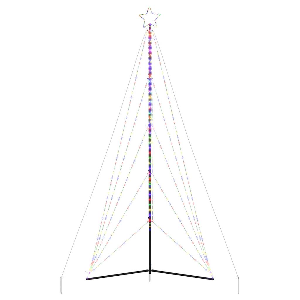 Ziemassvētku Eglītes Gaismiņas, 615 Led, Krāsainas, 400 Cm Vidaxl