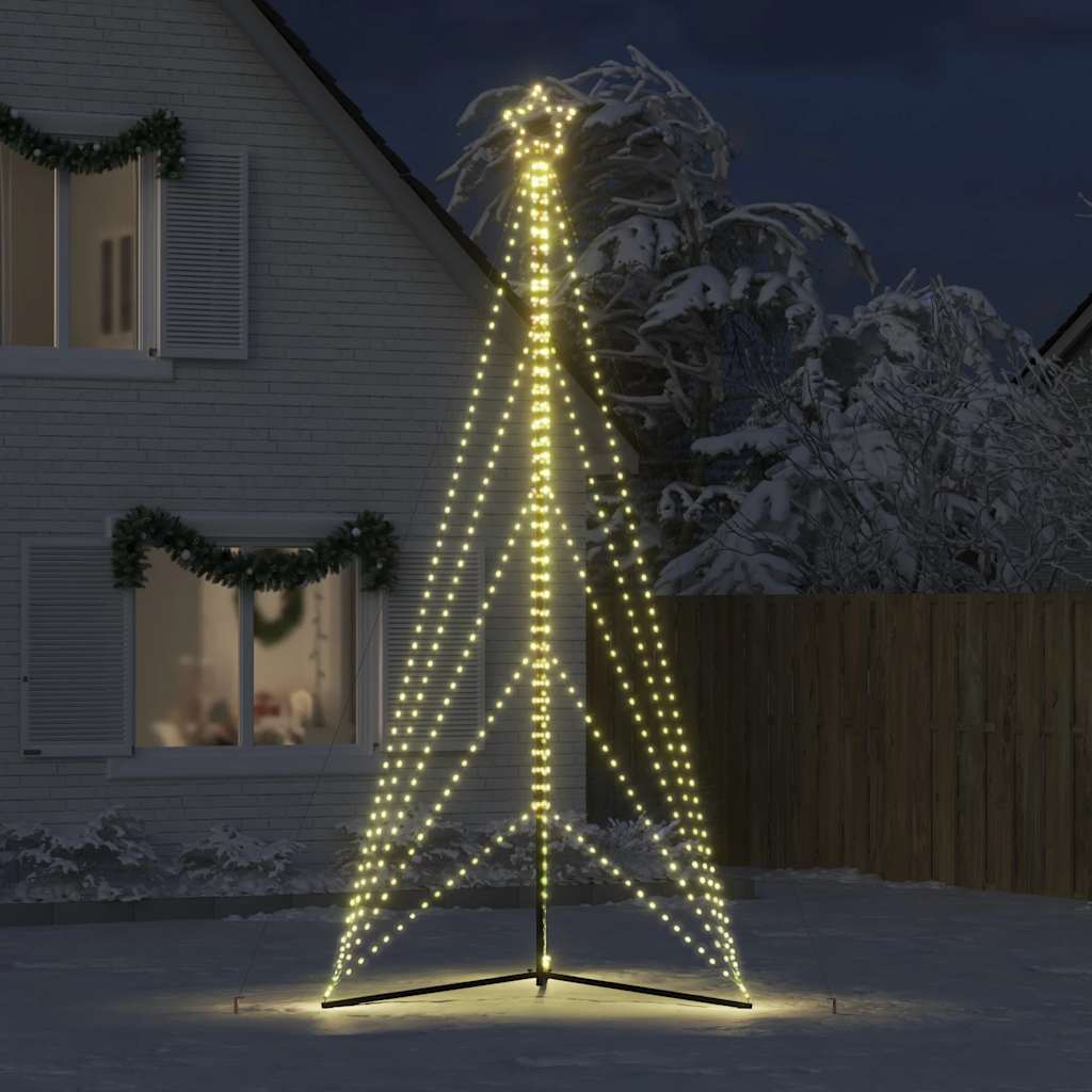 Ziemassvētku Eglītes Gaismiņas, 615 Led, Silti Baltas, 400 Cm Vidaxl