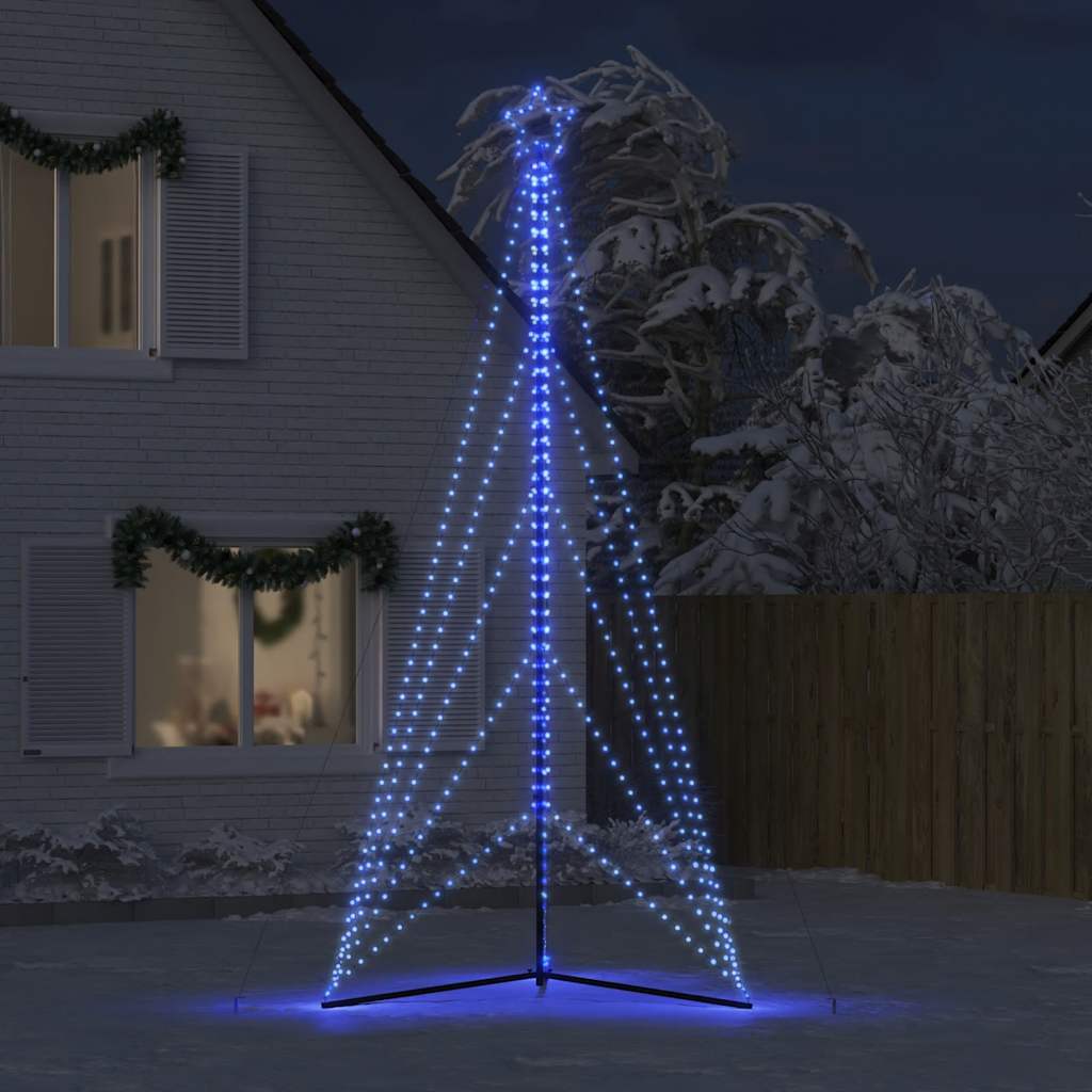 Ziemassvētku Eglītes Gaismiņas, 615 Led, Zilas, 400 Cm Vidaxl