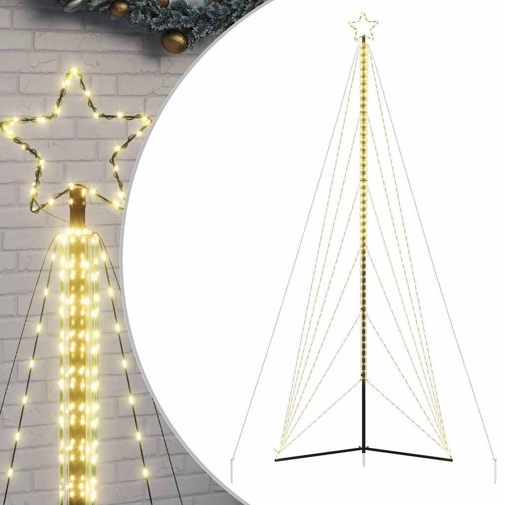 Ziemassvētku Eglītes Gaismiņas, 861 Led, Silti Baltas, 480 Cm Vidaxl