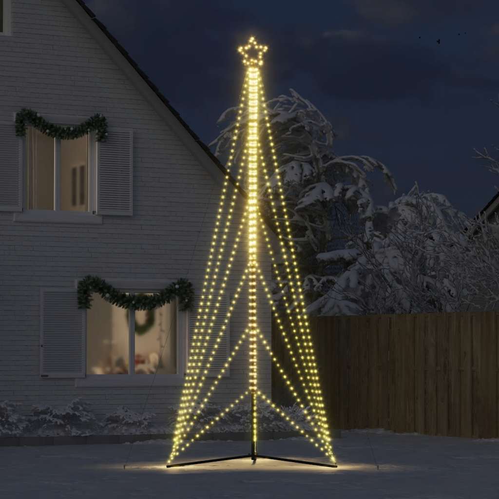 Ziemassvētku Eglītes Gaismiņas, 861 Led, Silti Baltas, 480 Cm Vidaxl