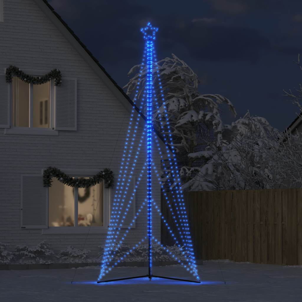 Ziemassvētku Eglītes Gaismiņas, 861 Led, Zilas, 480 Cm Vidaxl