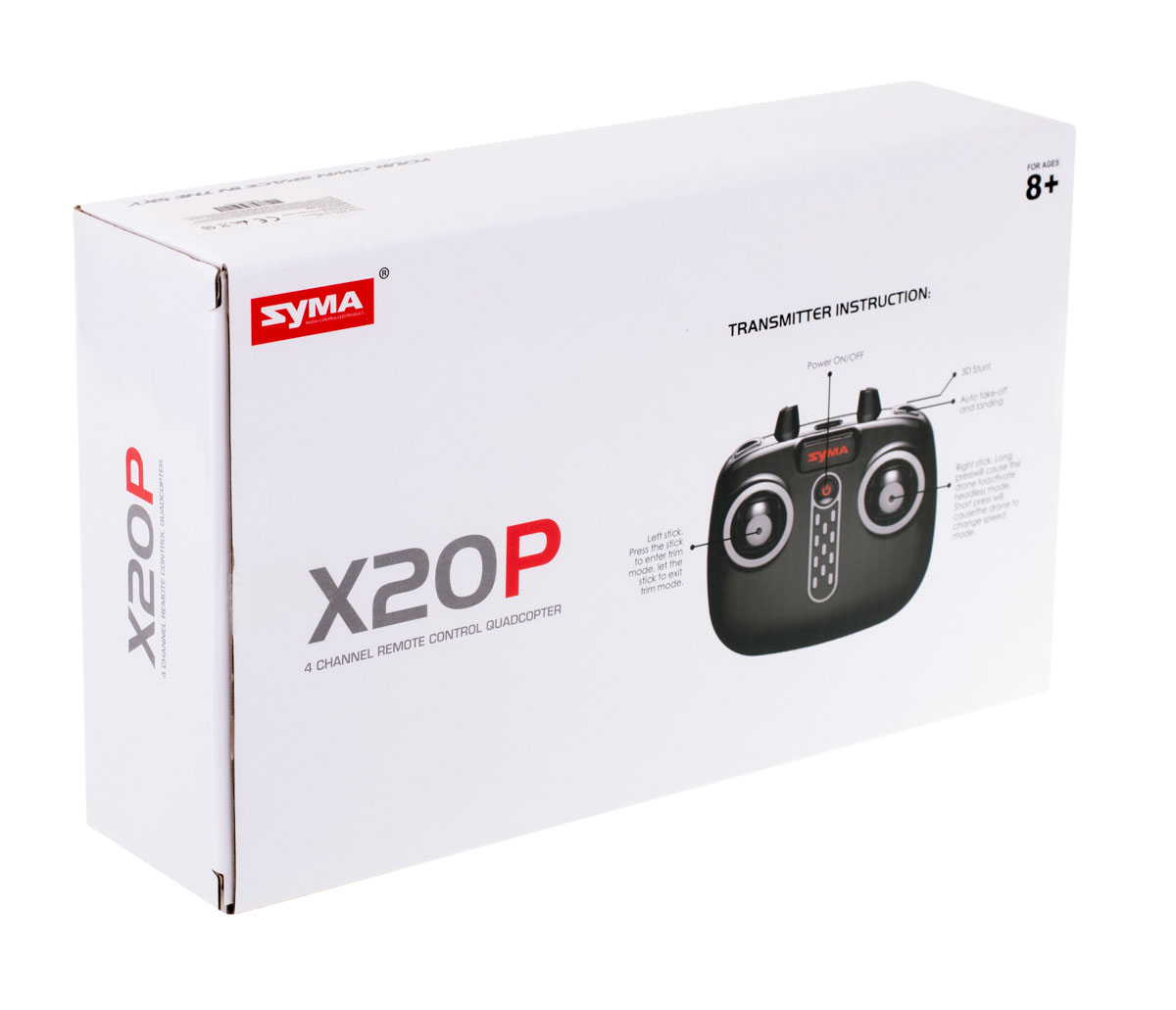 SYMA X20P 2.4GHz RTF 360 RC drons