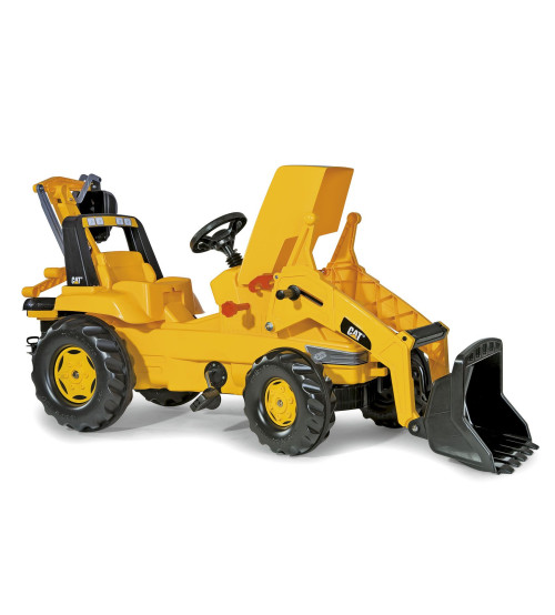 Traktors Bērniem ar pedāļiem un diviem kausiem Rolly Toys rollyJunior CAT (3-8 gadiem) 813001