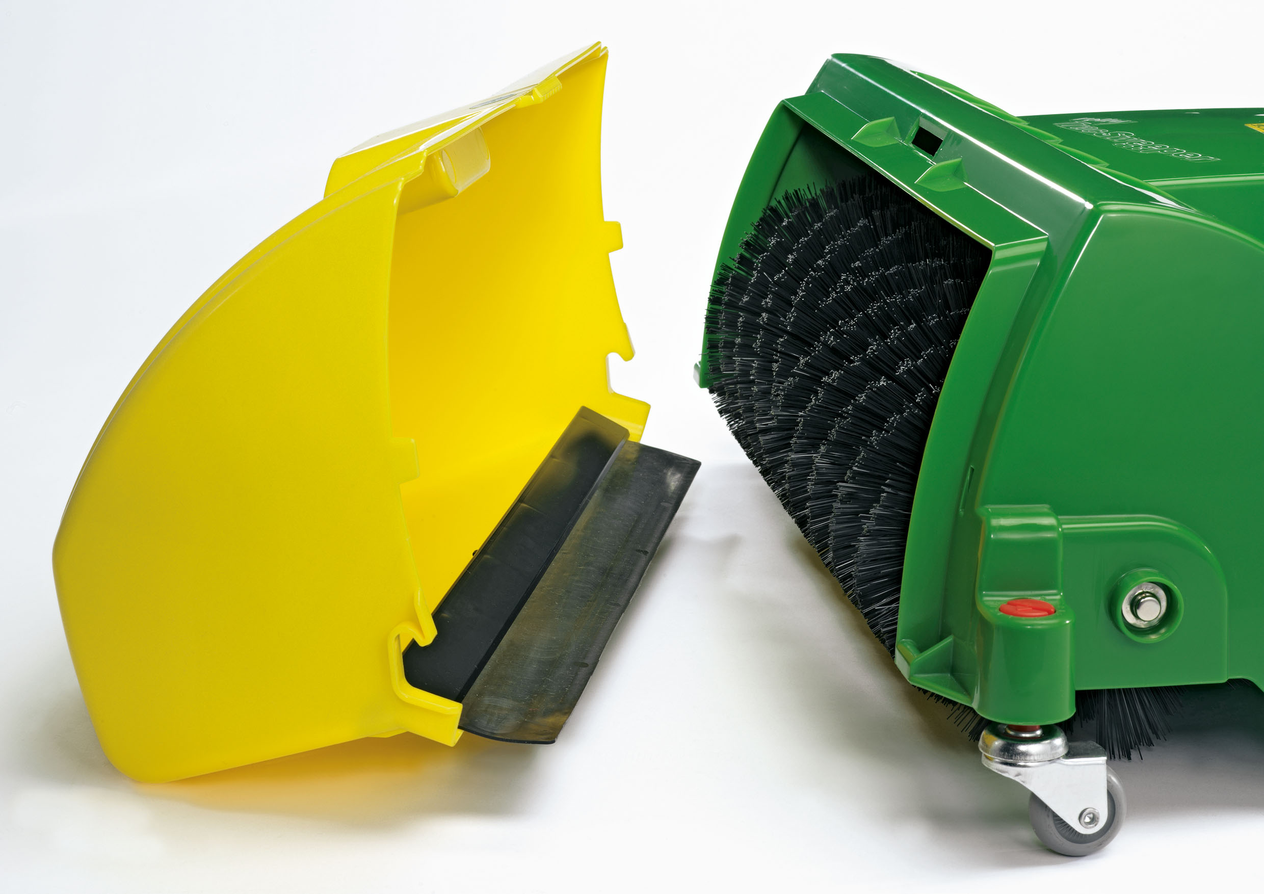 Papildinājums traktoram ar rotējošajam veltnim Rolly Toys rollyTrac Sweeper John Deere 409716