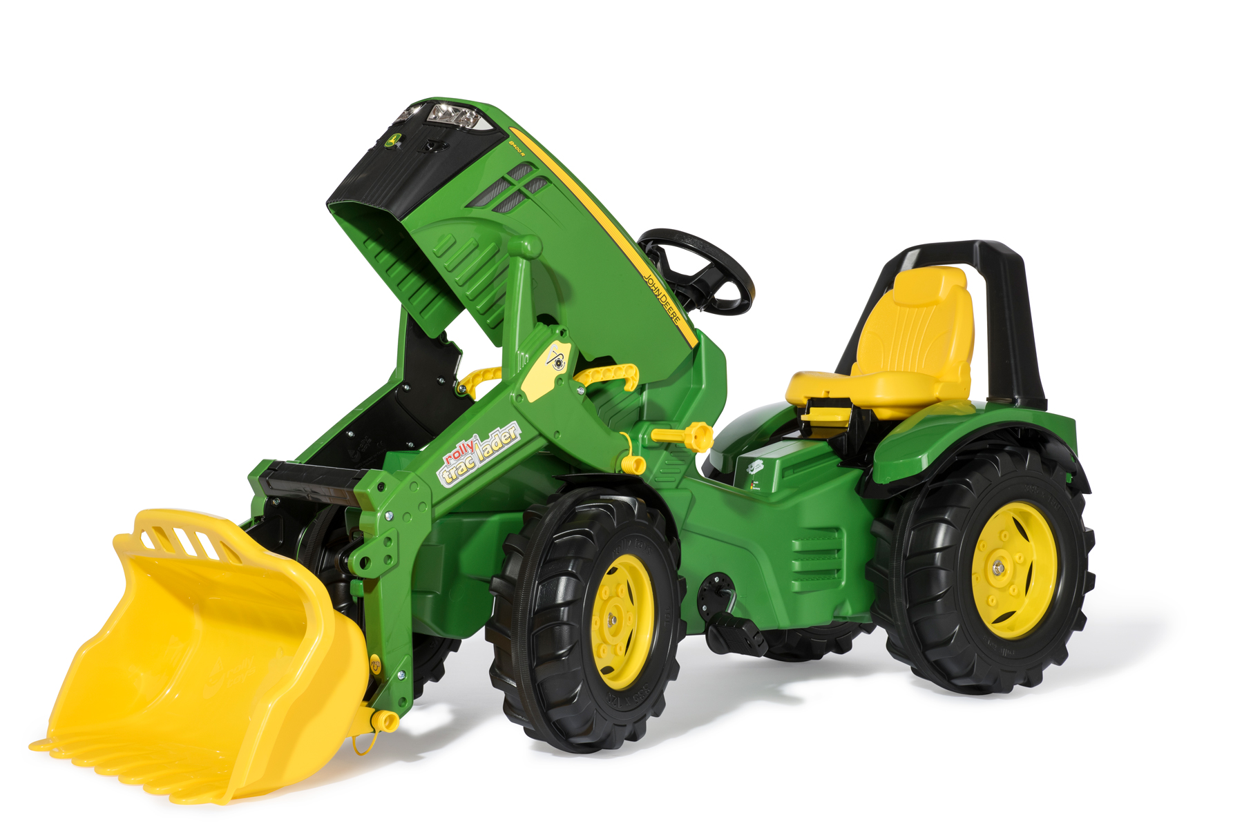 Traktors Bērniem ar pedāļiem rollyX-Trac Premium John Deere 8400R ar kausu 651047