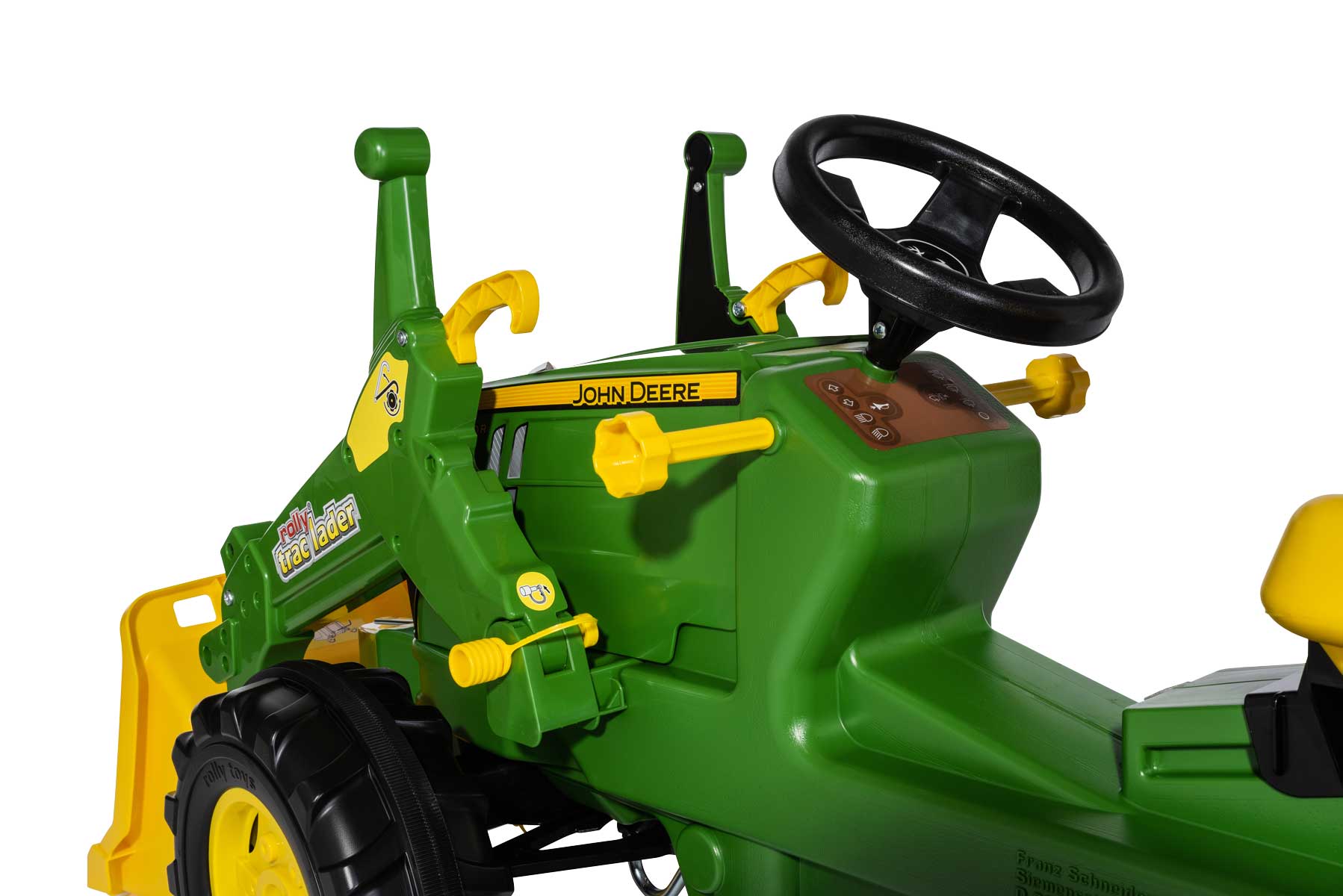 Детский Трактор педальный с ковшом RollyFarmtrac Premium II John Deere 7310R (3-8 лет)