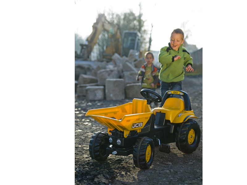 Traktors Bērniem ar pedāļiem Rolly Toys Rolly KID Dumper JCB 024247