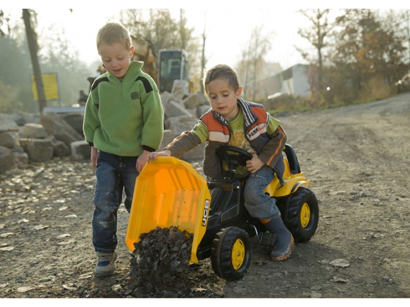 Traktors Bērniem ar pedāļiem Rolly Toys Rolly KID Dumper JCB 024247