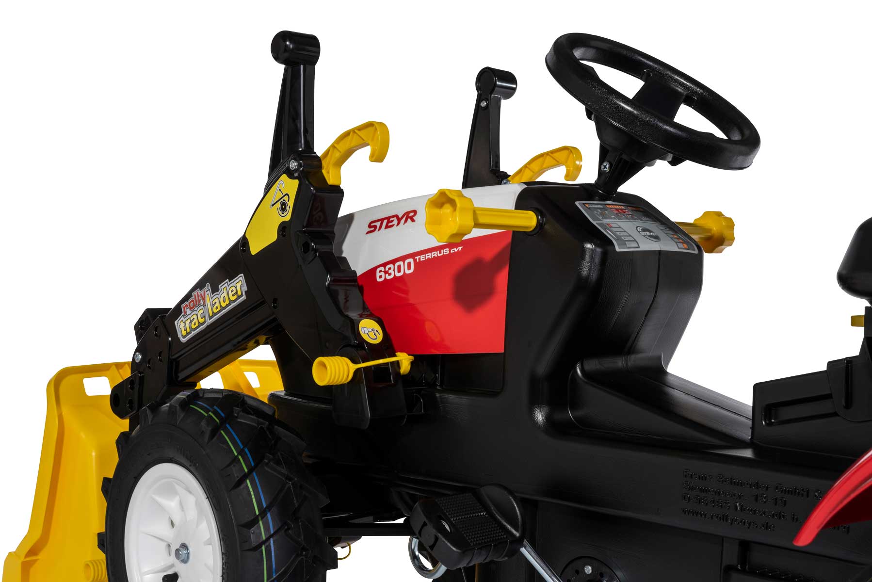 Traktors Bērniem ar pedāļiem un kausu RollyFarmtrac Premium II Steyr 6300 Terrus CVT 730025