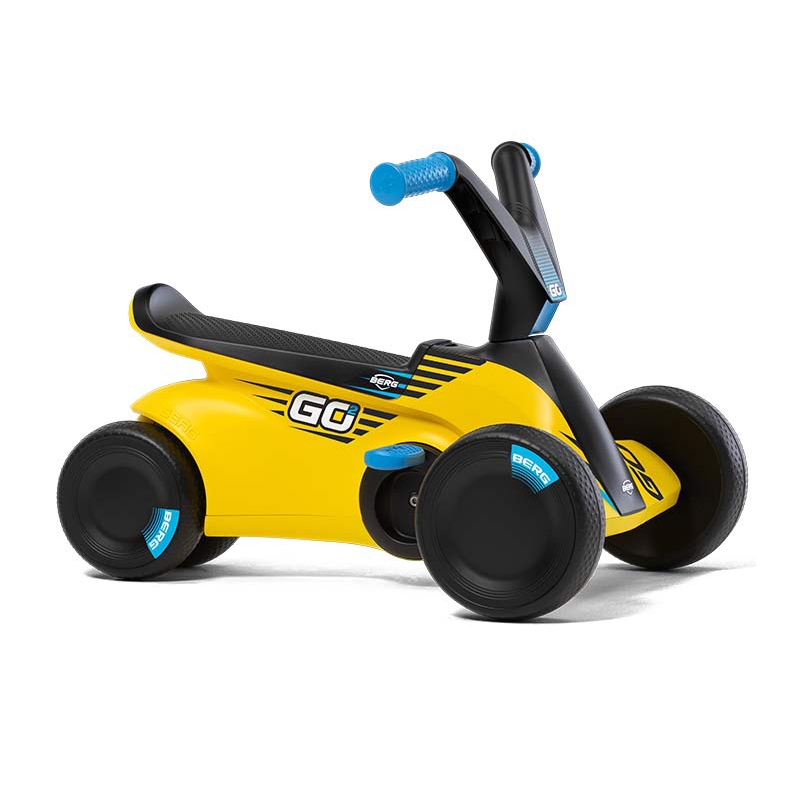 BERG Беговел с педалями GO² Sparx Yellow Gokart 2in1