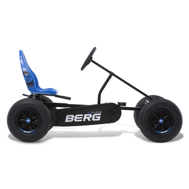 BERG Kartings ar pedāļiem XL B.Pure Blue BFR Piepūšamie riteņi no 5 gadiem līdz 100 kg