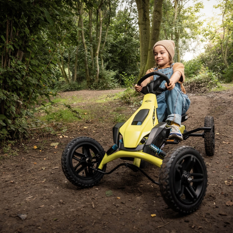 BERG Kartings ar pedāļiem RALLY DRT Yellow BFR-3 4-12 gadiem līdz 60 kg