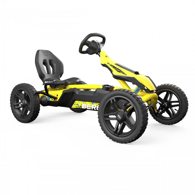 BERG Kartings ar pedāļiem RALLY DRT Yellow BFR-3 4-12 gadiem līdz 60 kg