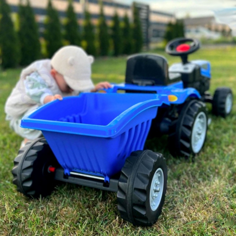 Traktors uz pedāļiem Farmer GoTrac MAXI PLUS ar piekabi