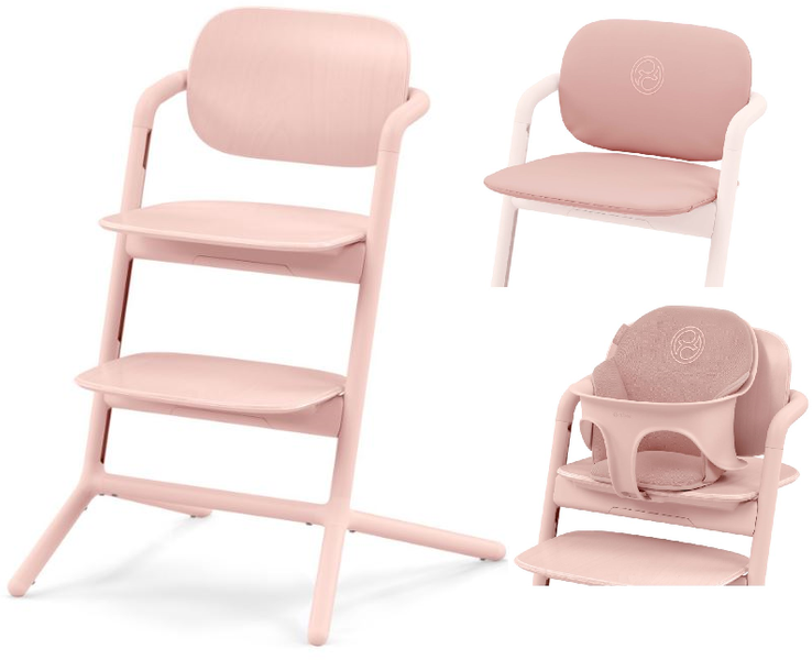 Cybex Lemo Pearl Pink + Чехол Cтульчик для кормления