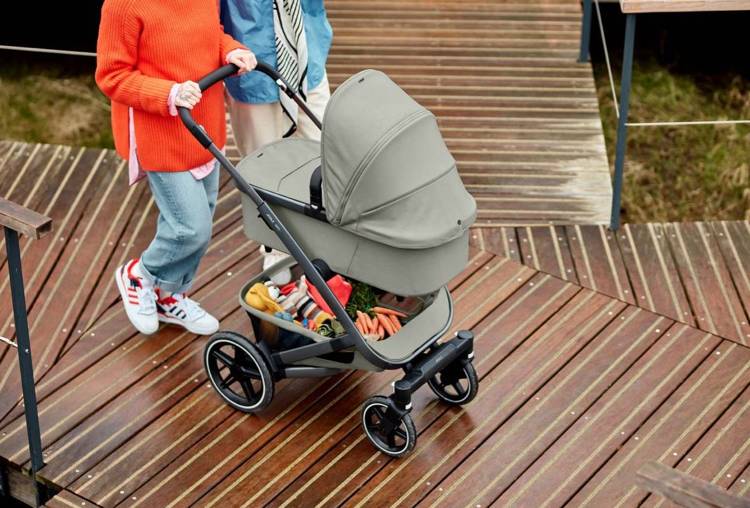 Joolz Geo 3 Wózek Głęboko-Spacerowy Mono + Cybex Aton M Fotelik Samochodowy 0-13kg + Adaptery Górne Sage Green