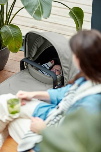 Joolz Geo 3 Wózek Głęboko-Spacerowy Mono + Cybex Aton M Fotelik Samochodowy 0-13kg + Adaptery Górne Sage Green