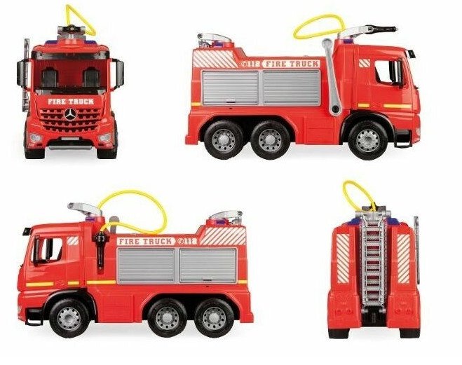 Пожарная машина с выдвижной лестницей и водометом Fire Brigade Arocs Lena L02158