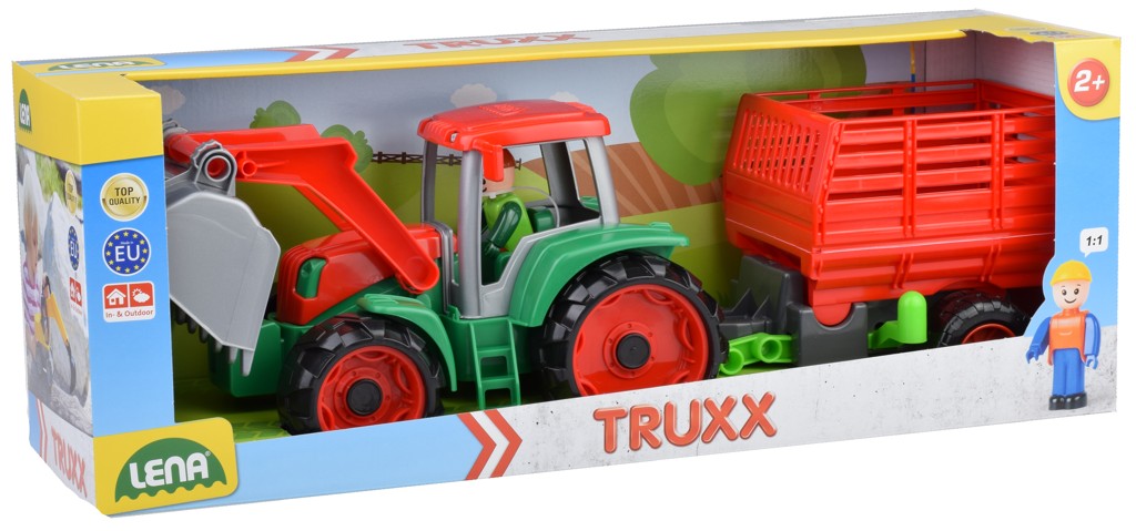 Traktors ar piekābi Truxx 55 cm (kastē) L04428 Čehija