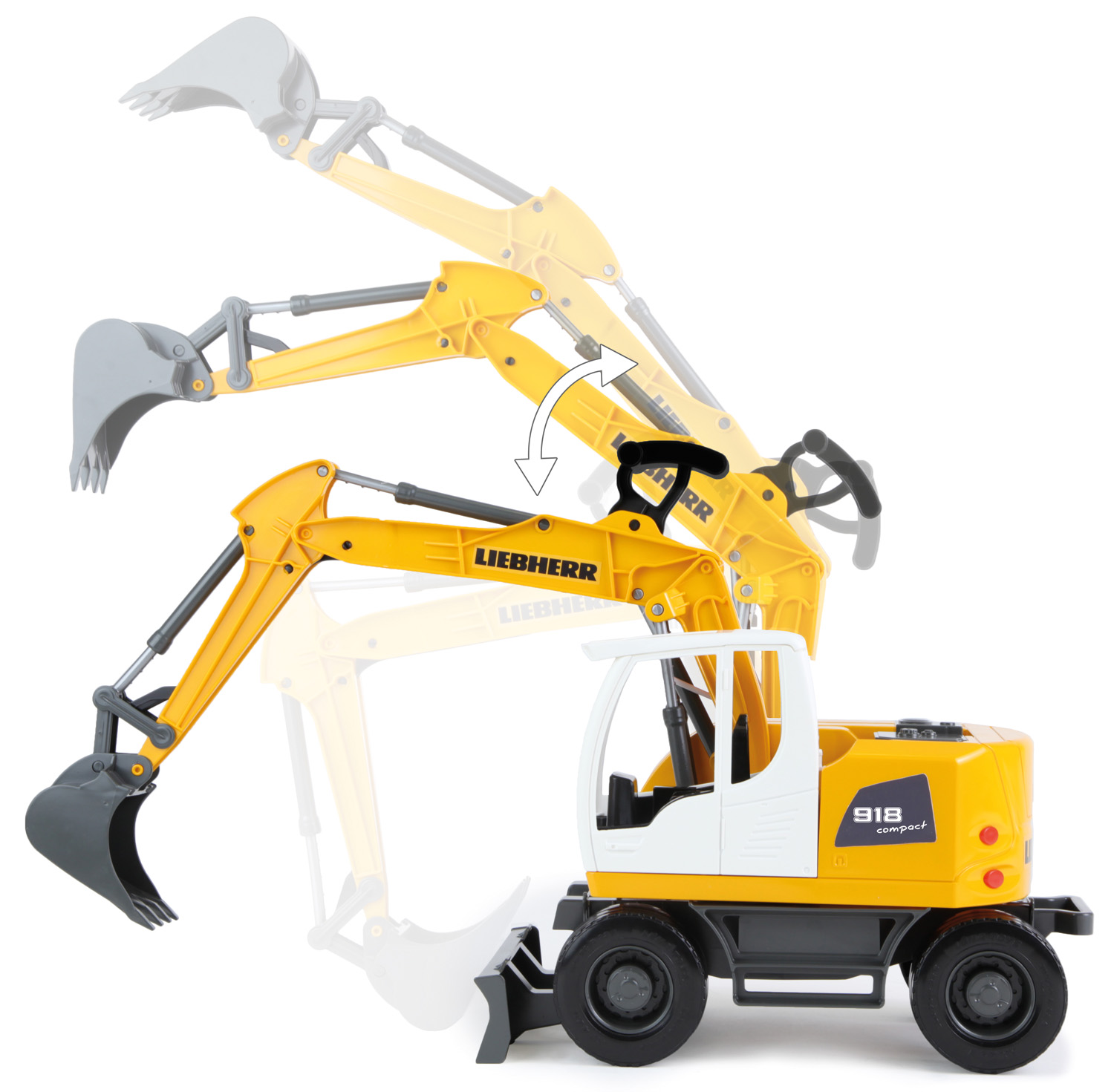 Ekskavators Worxx Liebherr A918 Litronic 48 cm L04611 (kastē) Lena Čehija