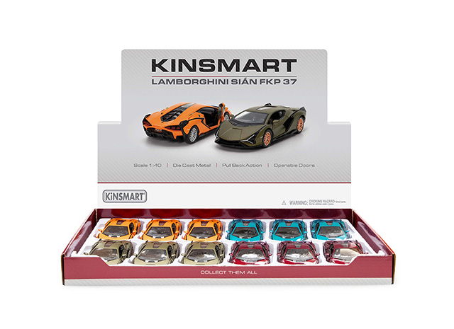 Metāla auto modelis Lamborghini Sian FKP 37 1:40 KT5431