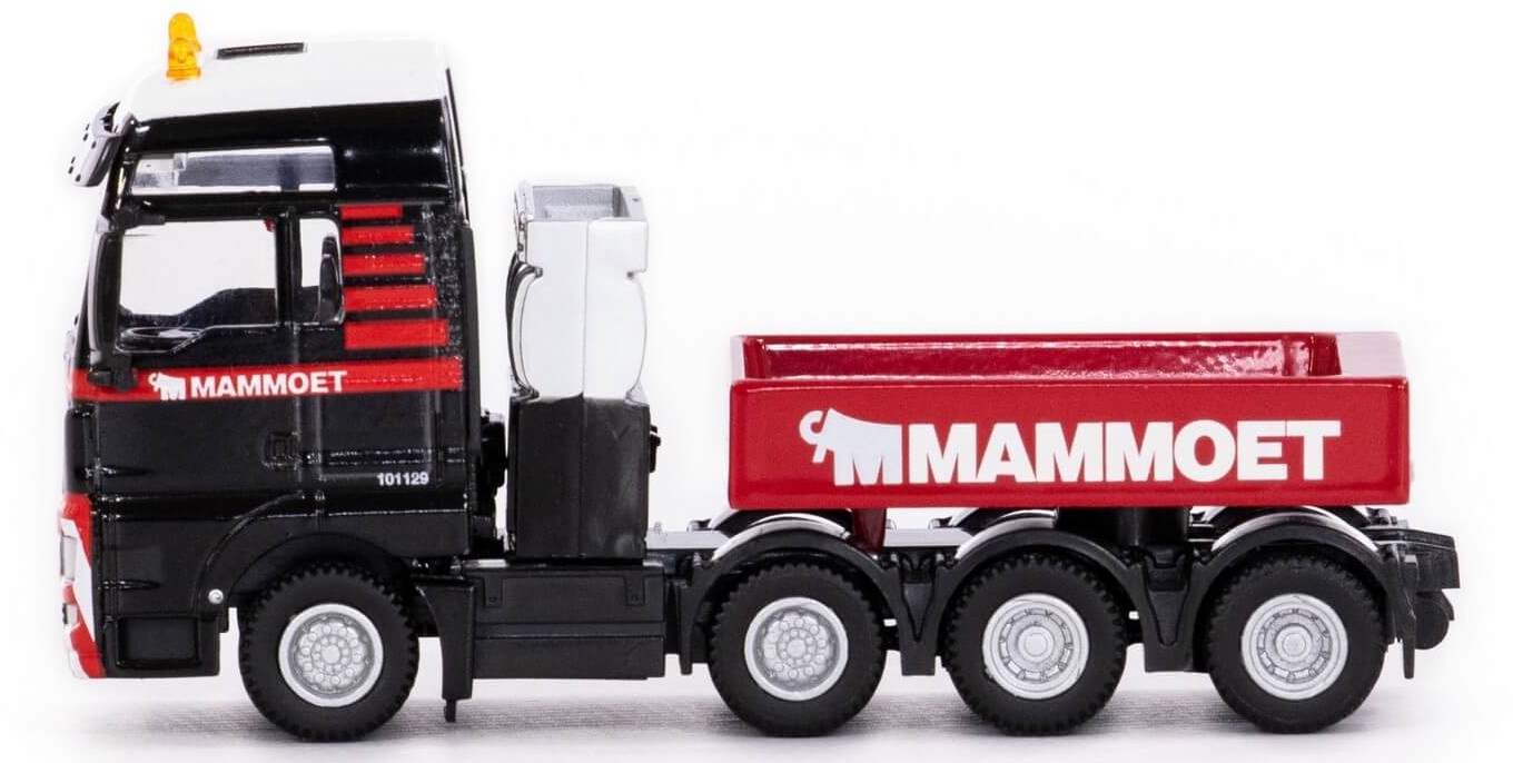 Металлическая авто модель Mammoet Man TGX XXL 8X4 1:87 13,5 cm PL71-2027