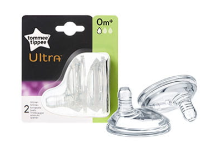 Tommee Tippee Smoczek Silikonowy do Butelki ULTRA 0+ 42400568