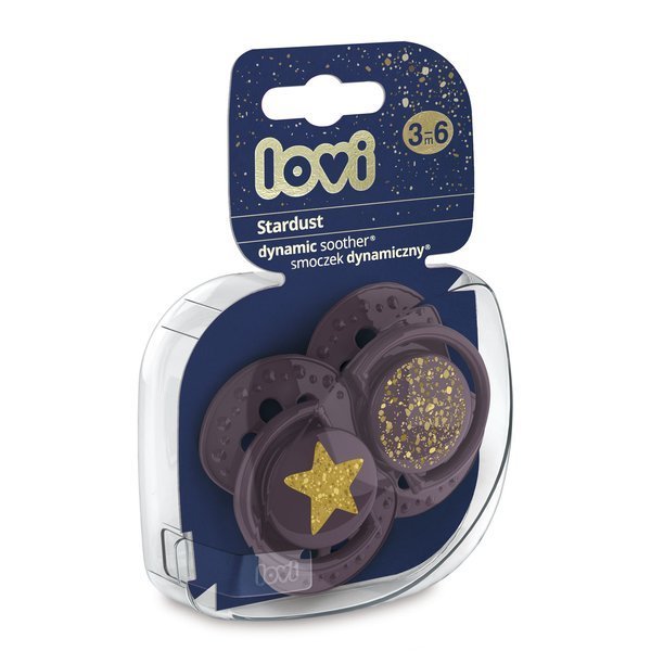 Lovi Dynamiczny Stardust Smoczek Uspokajający 3-6 m 22/893 Violet