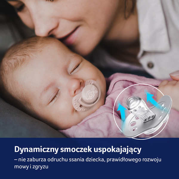 Lovi Smoczek Silikonowy Dynamiczny 0-2m 2 szt Baby Shower Boy 22/900boy