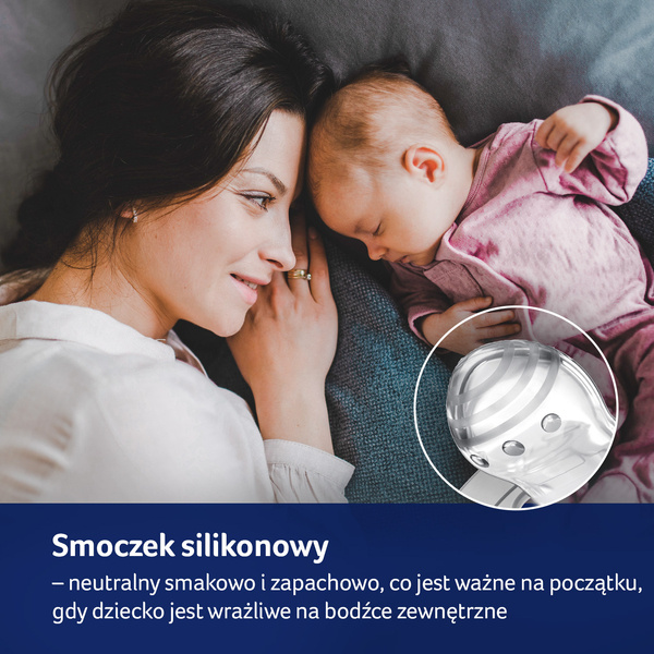 Lovi Smoczek Silikonowy Dynamiczny 0-2m 2 szt Baby Shower Boy 22/900boy