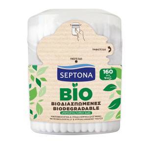 Septona Ecolife Biodegradowalne Patyczki Higieniczne 160 szt.