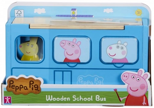 Развивающая игрушка-сортер Школьный автобус Свинки Пеппы Peppa Pig Wooden School Bus