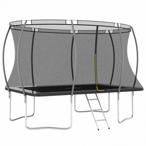 Batuts ar drošības tīklu un kāpnēm 335x244x90 cmVidaxl