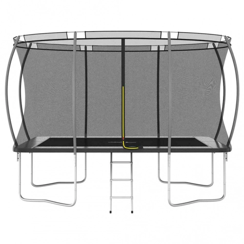 Batuts ar drošības tīklu un kāpnēm 335x244x90 cmVidaxl