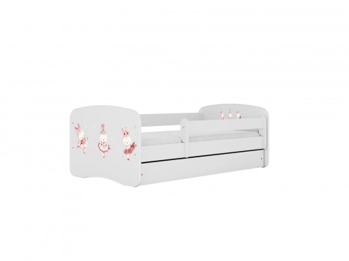 Bed babydreams blue bunnies with butterflies with drawer with mattress 160/80