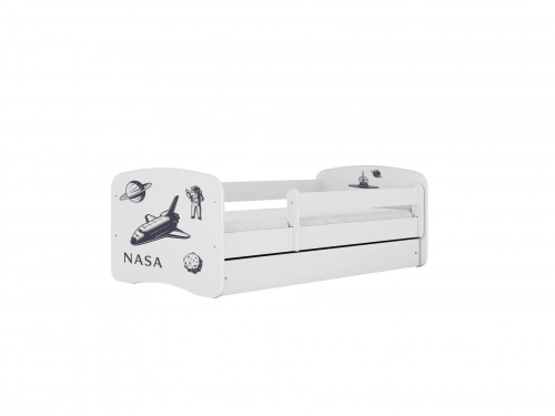 Bed babydreams blue nasa with drawer with mattress 160/80