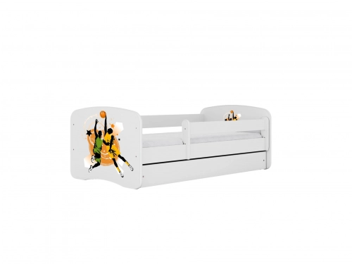 Bed babydreams green basketball with drawer with mattress 180/80