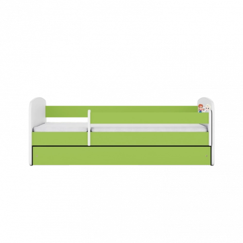 Bed babydreams green frozen land without drawer with mattress 160/80