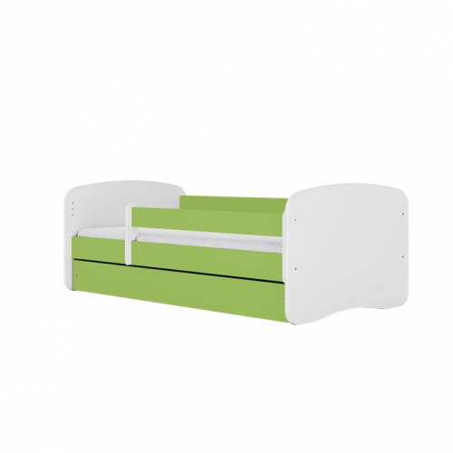 Bed babydreams green horse without drawer with mattress 160/80