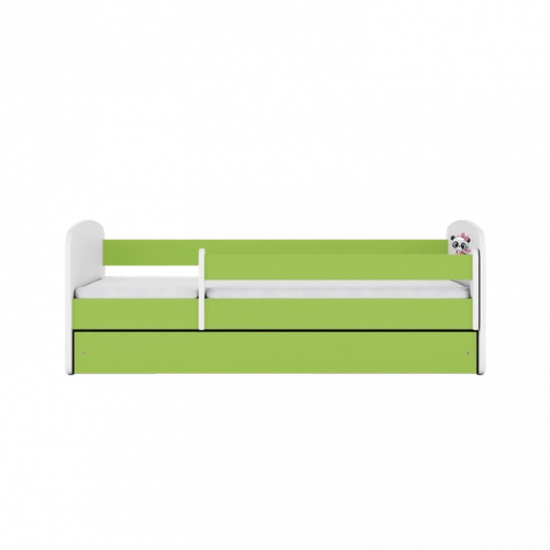 Bed babydreams green panda without drawer with mattress 160/80