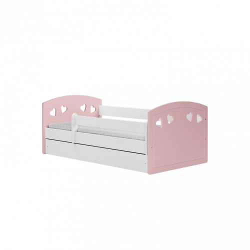 Bed Julia mix pale pink without drawer with mattress 140/80