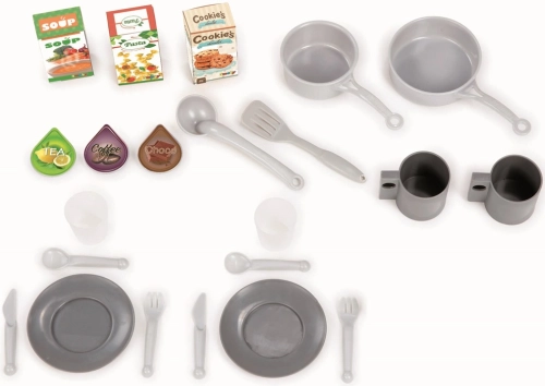 Bērnu plastmasas virtuve sarkana ar skaņu
