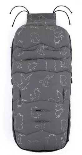 Спальный мешок Petite&Mars Warmy 4in1 Silvered Grey