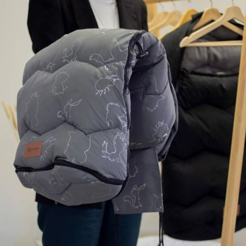 Спальный мешок Petite&Mars Warmy 4in1 Silvered Grey