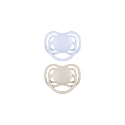 Canpol Babies Smoczek Silikonowy Symetryczny Dental Air 2 szt 6-18m 23/226_blu