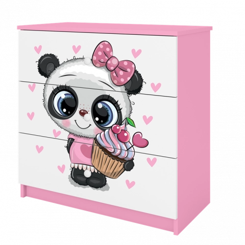 Chest of drawers babydreams pink panda