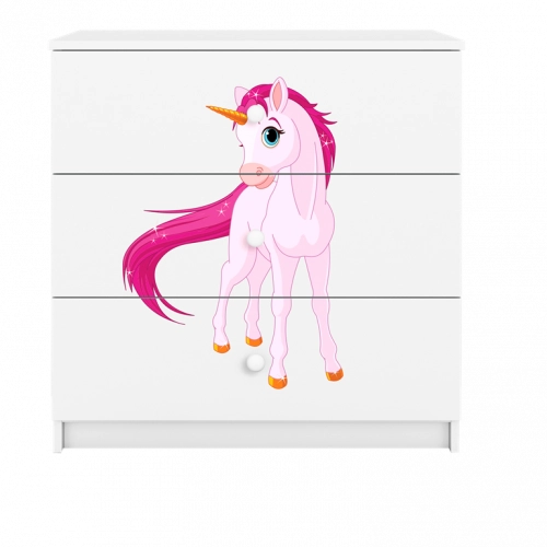 Chest of drawers babydreams white horse