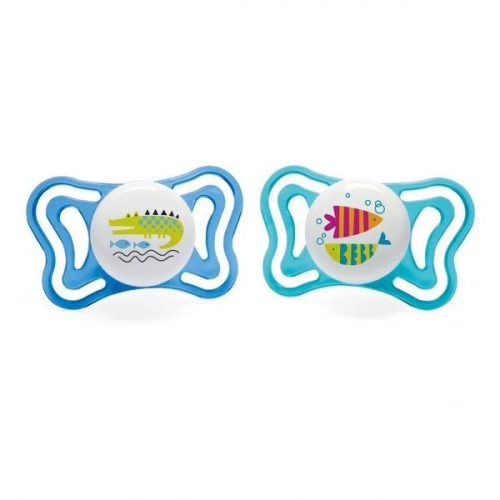 Chicco Physio Light Smoczek Uspokajający 16-36m 2szt. Blue