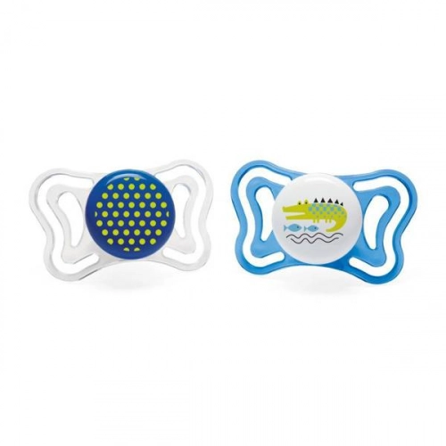 Chicco Physio Light Smoczek Uspokajający 16-36m 2szt. Blue